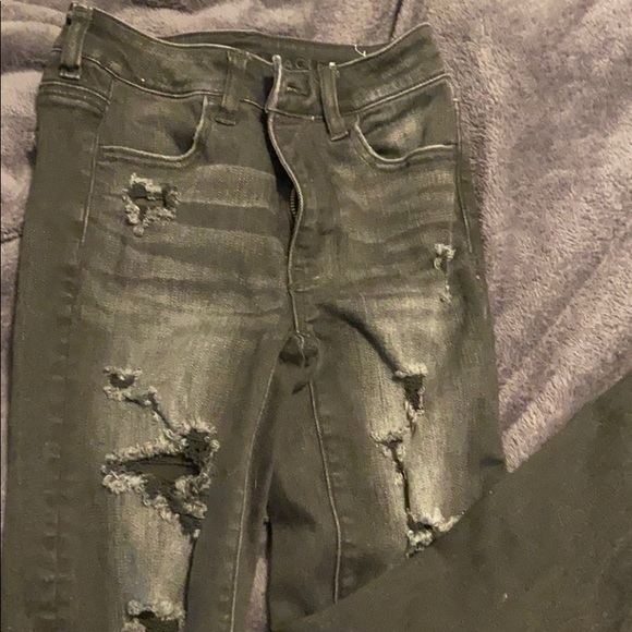 Black American Eagle jeans. - Picture 2 of 3